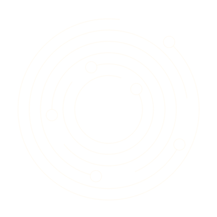 WinterTheDev's personal brand logo, loosely emulating the atomic model.